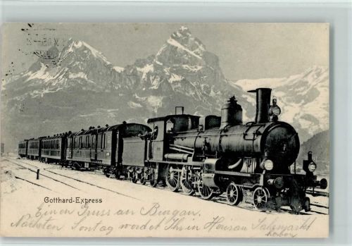 1905 - Gotthard Express - Eisenbahn AK
