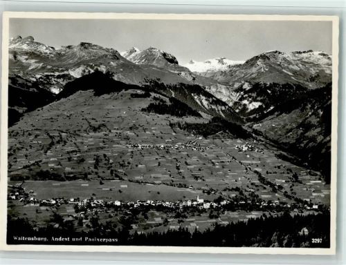 7158 Waltensburg Vuorz Staziun - Andest und Panixerpass