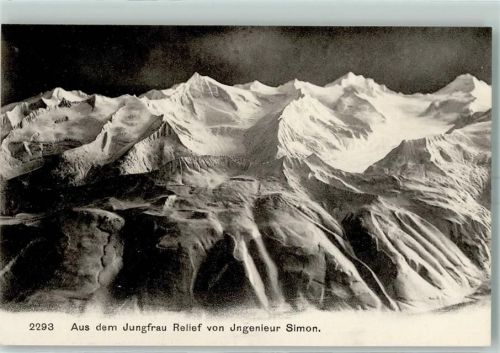Jungfrau BE - Aus dem Jungfrau Relief von Ingenieur Simon