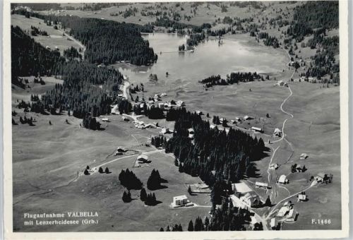 7077 Valbella - Fliegeraufnahme, Lenzerheidesee