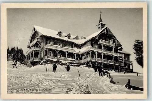 8890 Flums 1914 - Winter Alpen Kurhaus Oberberg