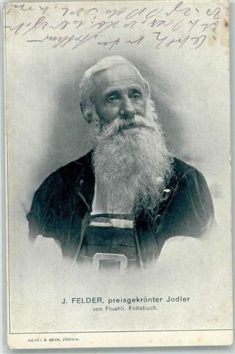 6173 Flühli LU 1912 - J. Felder preisgekrönter Jodler Entlebuch