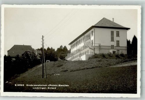 2533 Leubringen Evilard Foto AK Kinder- Sanatorium