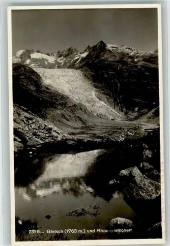 Rhonegletscher - Gletsch Hüttenstempel
