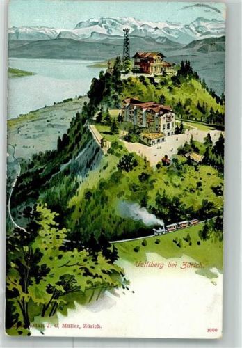8143 Uetliberg 1909 - Gasthaus Uto-Kulm Eisenbahn Aussichtsturm