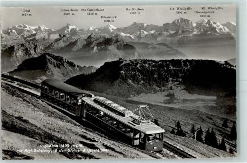 6410 Rigi Kulm - Rigibahn mit Rigi Scheidegg Glarner Alpen