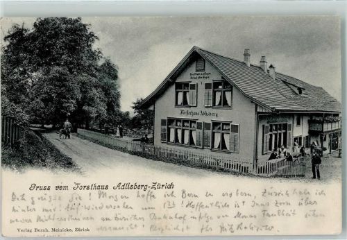 8000 Zürich 1909 - Forsthaus Adlisberg