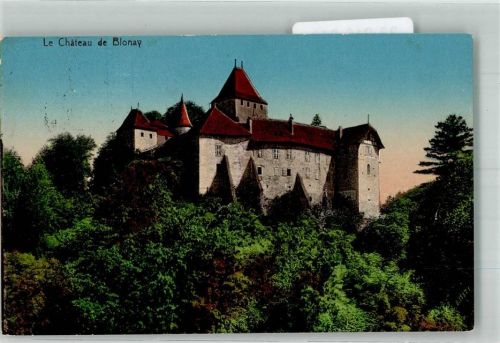 1807 Blonay 1920 Foto AK Schloss