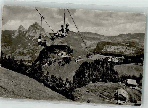 6433 Stoos SZ Foto AK Seilbahn Frohnalpstock