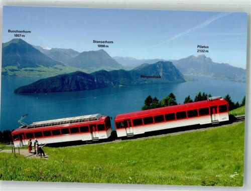 6354 Vitznau Foto AK Bergbahn Vitznau-Rigi-Bahn