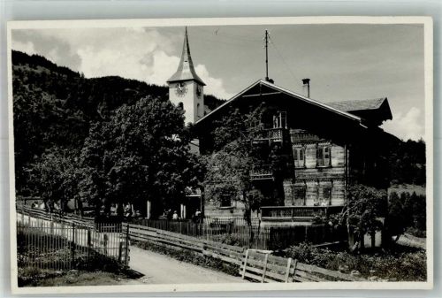 7249 Serneus 1930 Foto AK Kinderheim