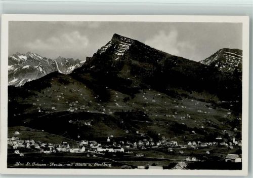 9652 Neu St. Johann - Nesslau mit Säntis und Stockberg