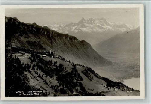 1824 Caux - Vue Générale et Dents du Midi