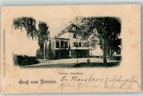 8268 Salenstein 1897 Gebrauchsspuren Schloss Arenaberg