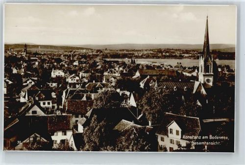 8280 Emmishofen Kreuzlingen - Ansicht auf Konstanz Trinks AK