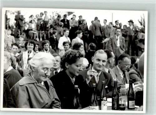 9545 Wängi 1963 Foto AK Schulhauseinweihung Ort handschriftlich