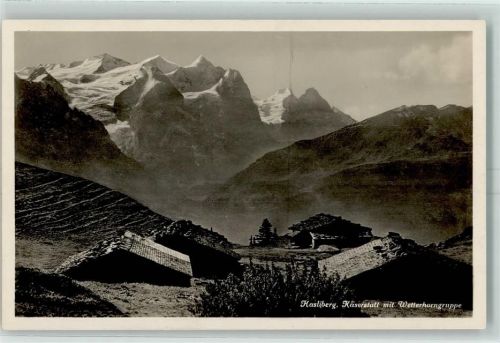 6085 Hasliberg Goldern - Käserstatt mit Wetterhorngruppe