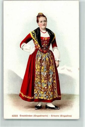 1983 Evolène - Trachtenmädchen