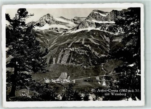 7447 Cresta Avers - Fliegeraufnahme Weissberg