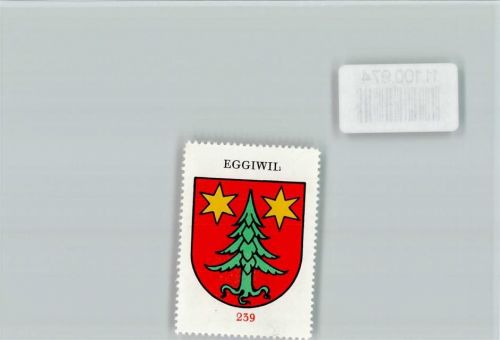 3537 Eggiwil - Vignette Wappen Kaffee Hag ca 1920-1940 Eggiwil