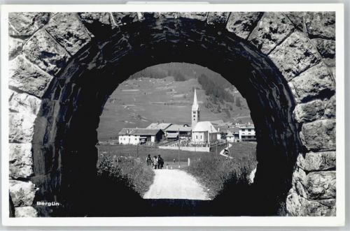7482 Bergün Bravuogn - Tunnel, Kirche