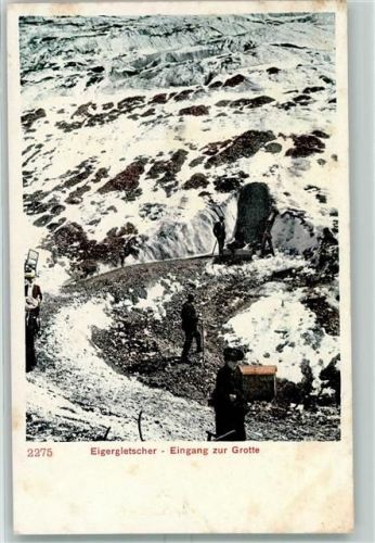 3823 Eigergletscher - Eigergletscher Eingang zur Grotte