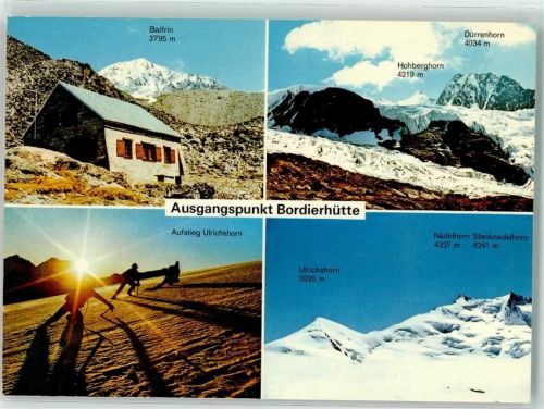 Bordierhütte - Bergsteiger Ulrichshorn Balfrin