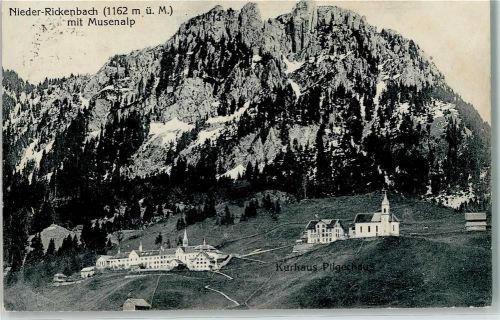 6383 Niederrickenbach Maria Rickenbach - Kurhaus Pilgerhaus Musenalp