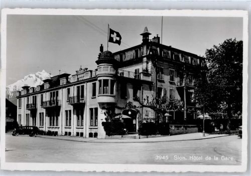 1950 Sion Sitten - Hotel am Bahnhof