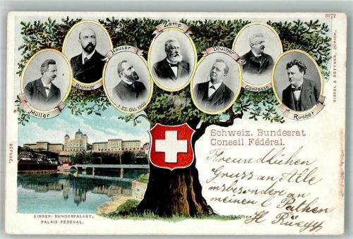 3000 Bern Berne 1902 - Schweizer Bundesrat Politiker