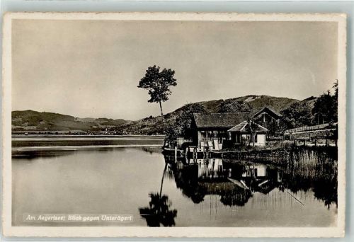 6314 Unterägeri Foto AK See Foto Gaberell