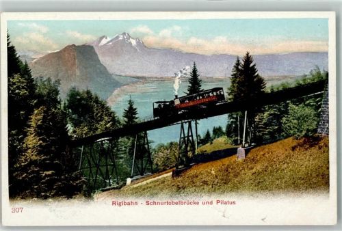 Rigibahn - Schnurtobelbrücke Pilatus