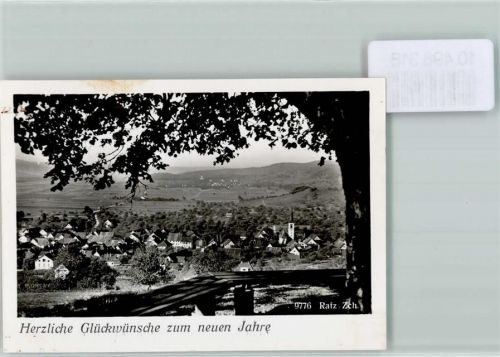 8197 Rafz FOTO KEINE AK Foto 10cm x 7cm Neujahrswunsch