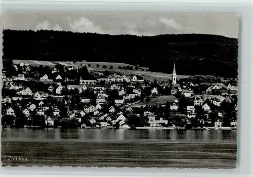8702 Zollikon 1951 Foto AK Vue generale AK