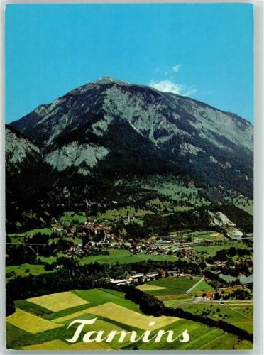 7015 Tamins - Fliegeraufnahme Calanda Reichenau