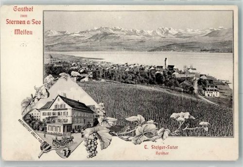 8706 Meilen 1910 - Gasthaus zum Sternen am See