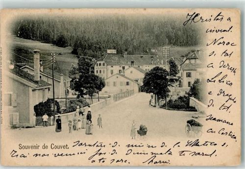 2108 Couvet 1905 - Hotel du Post Kinderwagen