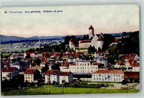 2900 Porrentruy Pruntrut - Schloss Bahnhof
