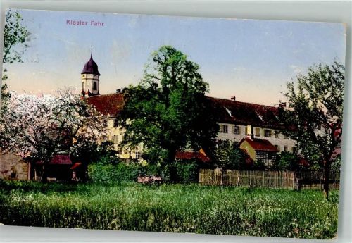 8109 Kloster Fahr 1916 Foto AK Kirche Kloster Fahr