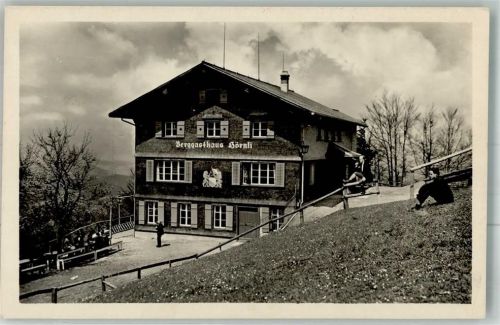 8496 Steg im Tösstal 1930 Foto AK Gasthaus Hörnli Kulm