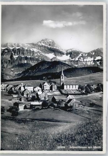 9103 Schwellbrunn - Säntis