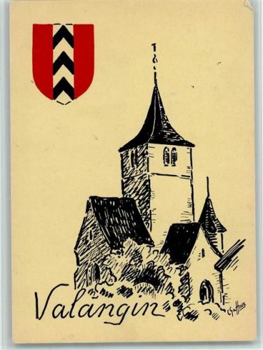 2042 Valangin Künstlerkarte