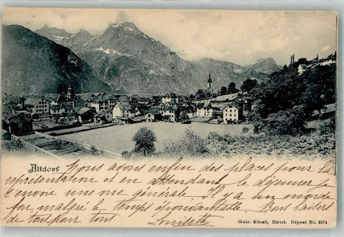 6460 Altdorf UR 1899 Foto AK