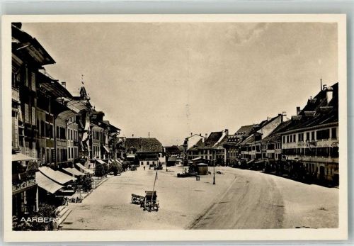 3270 Aarberg Foto AK Geschäft Hotel