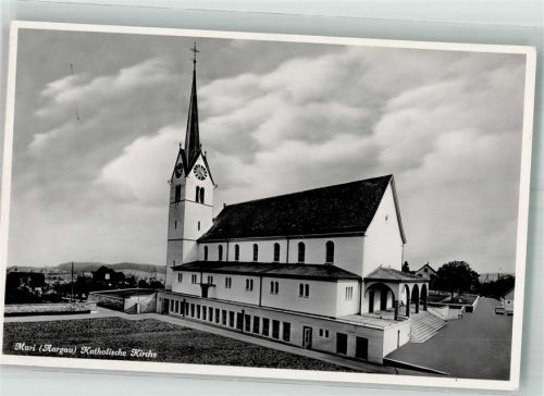 5630 Muri AG 1938 Foto AK Kath. Kirche