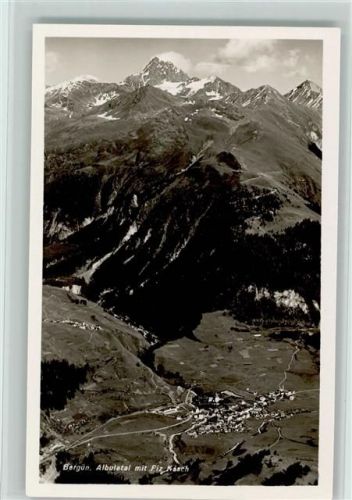 7482 Bergün Bravuogn - Albulatal mit Piz Kesch