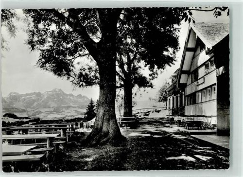 9053 Teufen AR - Restaurant Waldegg Terrasse Säntis