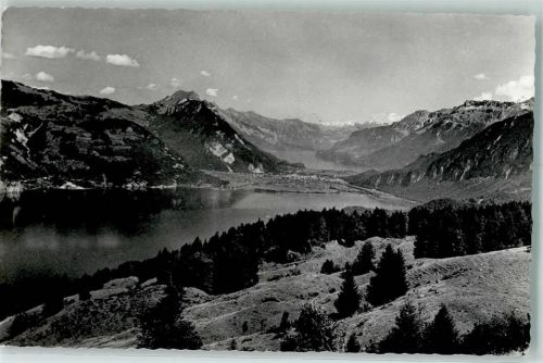 3703 Aeschi b. Spiez - Allmend Thunersee Ausblick gegen Interlaken Brienzersee