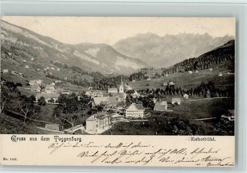 9651 Ennetbühl 1902 - Teilansicht - Toggenburg