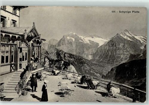 Schynige Platte 1919 - Hotel Terrasse